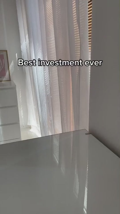 Portable LED Light Storage Box Beauty And Makeup Mirror